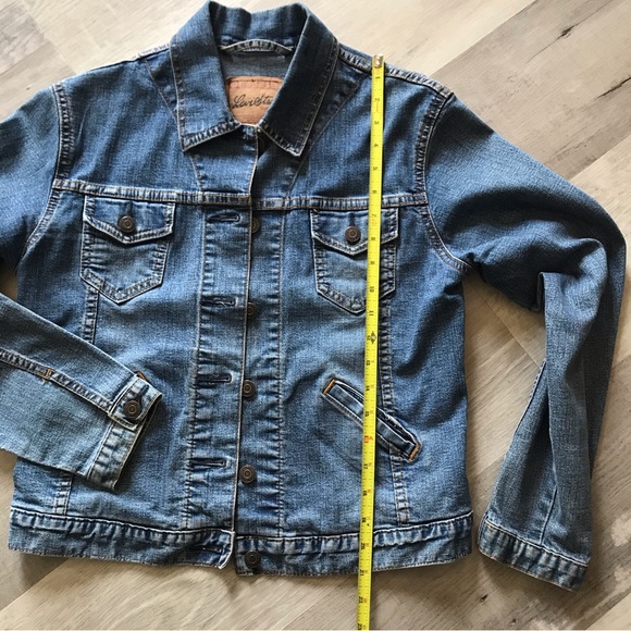 Levi Strauss Signature Women's Blue Denim Jacket - Misses Size Small (4/6) - Picture 5 of 5